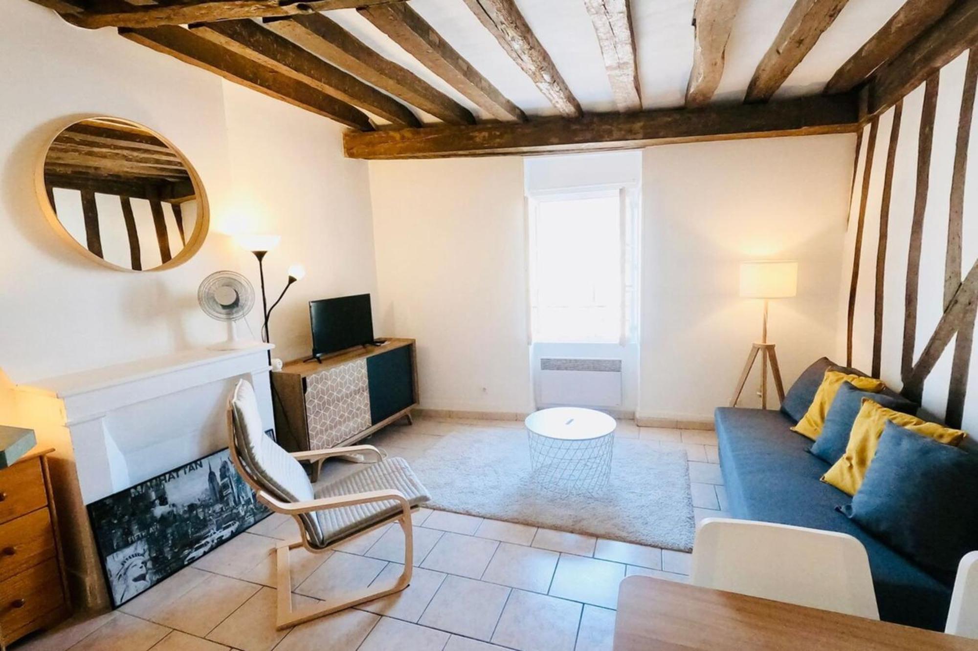 Apartamento Fontainebleau Rue Grande - Chez Alexis Exterior foto